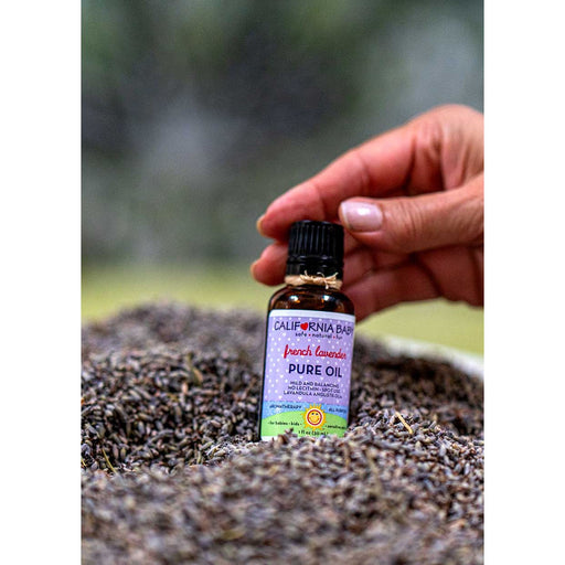 California Baby French Lavender™ Pure Oil Essential Oils Dim Gray 1oz/30mL