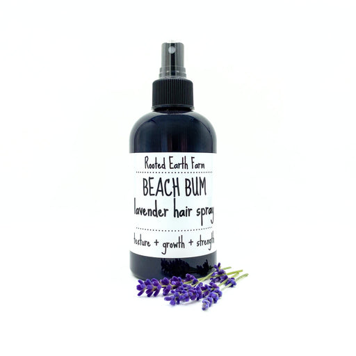 Rooted Earth Farm + Apothecary Beach Bum Hair Spray Hair + Nail Care White Smoke Lavender