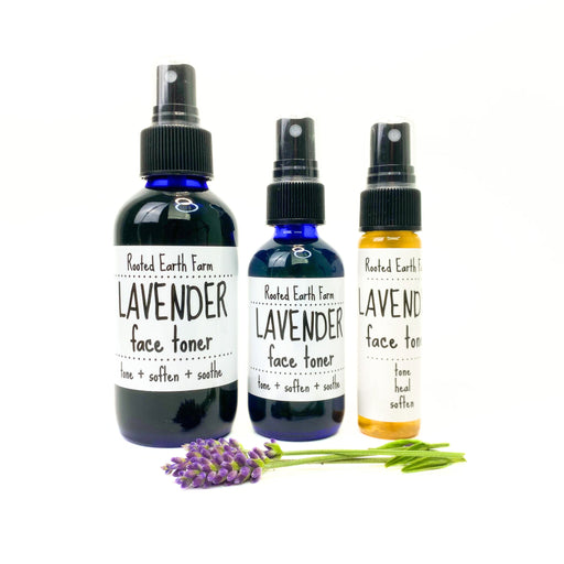 Rooted Earth Farm + Apothecary Lavender Face Toner Face Toners White Smoke 1 oz,2 oz,4 oz