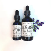 Rooted Earth Farm + Apothecary Lavender Tincture Tinctures + Capsules White Smoke 1 oz,2 oz