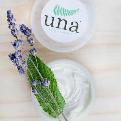 Una Biologicals® Lavender Mint Body Butter | Natural Body Lotion | Una Biologicals Body Butter Light Gray 6 oz