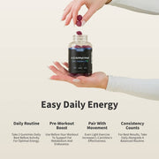 Snap Supplements L-Carnitine Sugar-Free Blueberry Gummies Antique White