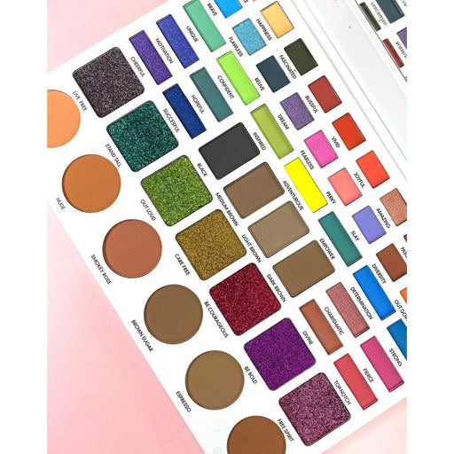Prolux Cosmetics Live in Color Eyeshadow Palette Eyeshadow Palette Antique White