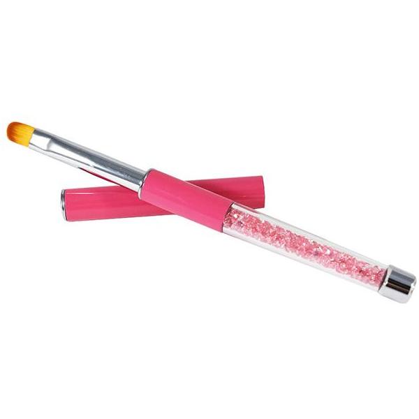 minimanimoo Luxury Clean Up Brush Nail Brushes/tools Pale Violet Red