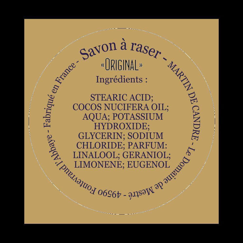 Martin de Candre Martin de Candre Le Beurrier Shaving Soap Limited Edition La Rochere 60g Shaving Soap Dark Khaki