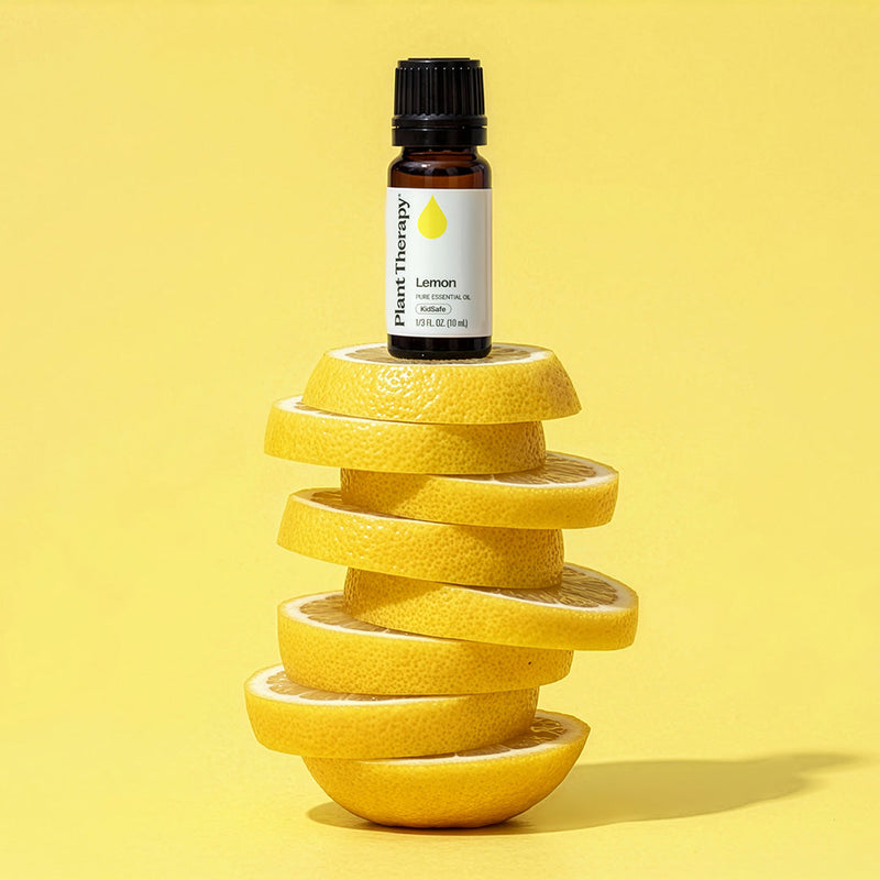 Plant Therapy Lemon Essential Oil Essential Oil Light Goldenrod 10 mL,30 mL,100 mL