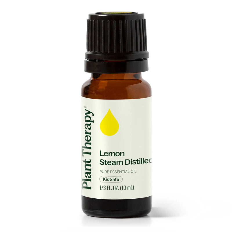 Plant Therapy Lemon Steam Distilled Essential Oil Essential Oil White Smoke 10 mL