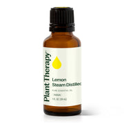 Plant Therapy Lemon Steam Distilled Essential Oil Essential Oil White Smoke 30 mL