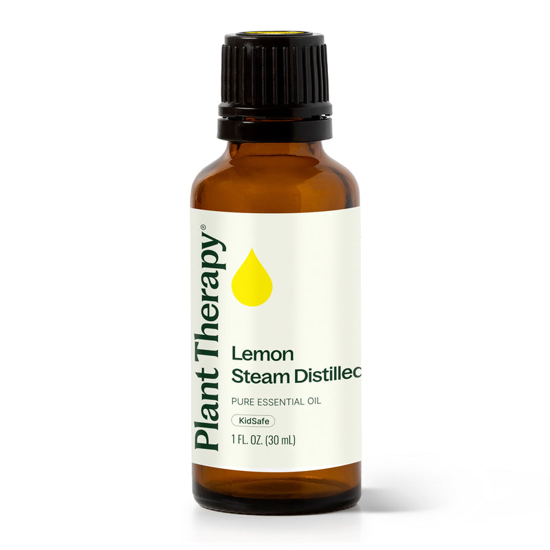 Plant Therapy Lemon Steam Distilled Essential Oil Essential Oil White Smoke 30 mL