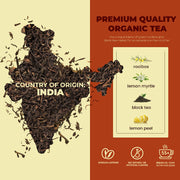 Gardenika Shop Green Rooibos Black Tea, Citrus Blend - Organic & Kosher Loose Leaf Tea Wheat