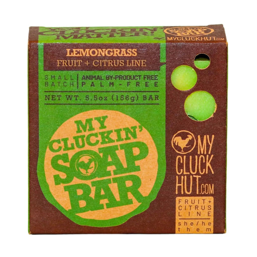 My Cluck Hut Lemongrass | My Cluckin' Soap Bar Soap Saddle Brown