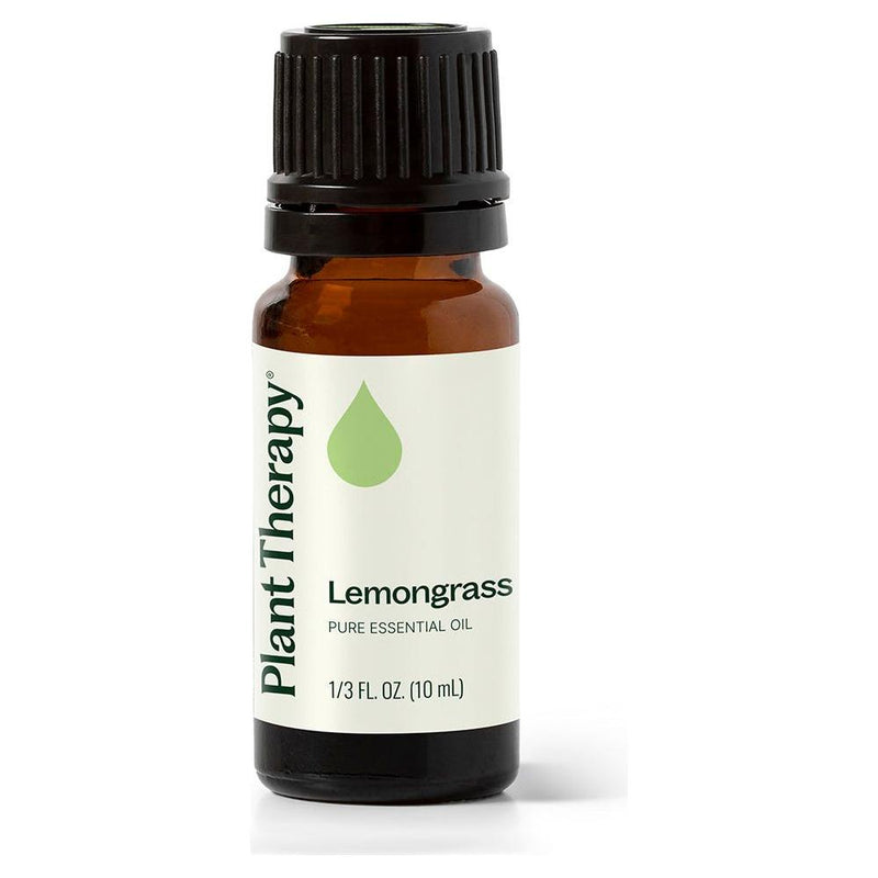 Plant Therapy Lemongrass Essential Oil Essential Oil Antique White 10 mL