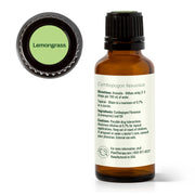 Plant Therapy Lemongrass Essential Oil Essential Oil White Smoke 10 mL,30 mL,100 mL