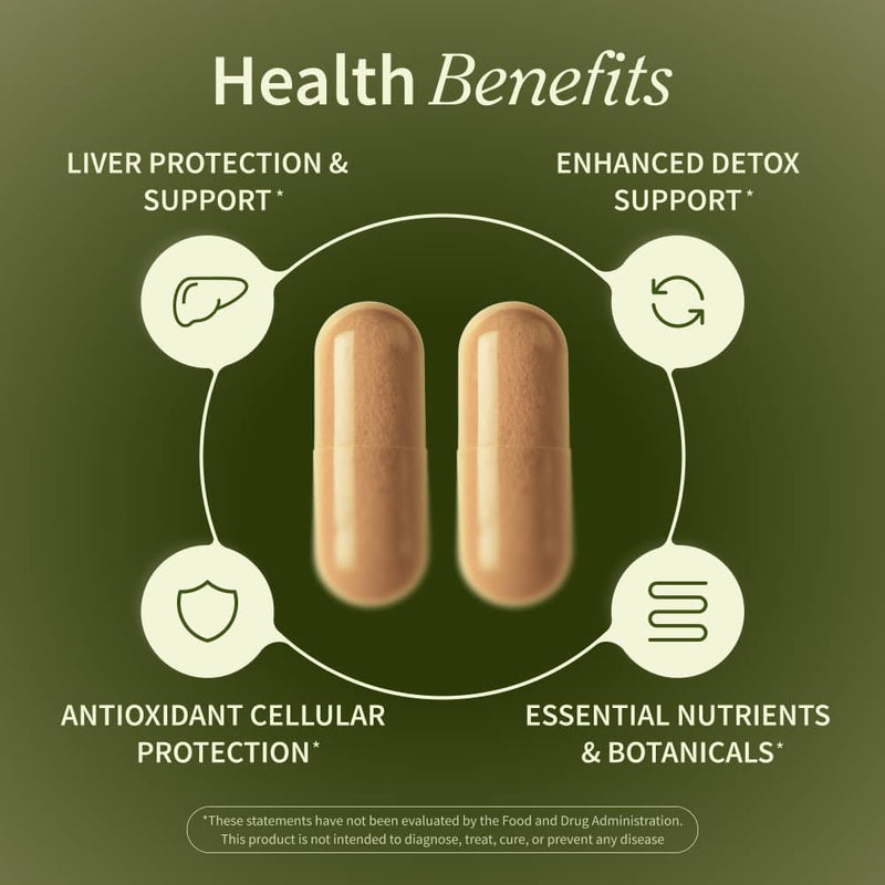 Snap Supplements Liver Health & Detox - 3 Month Supply hidden Dark Olive Green