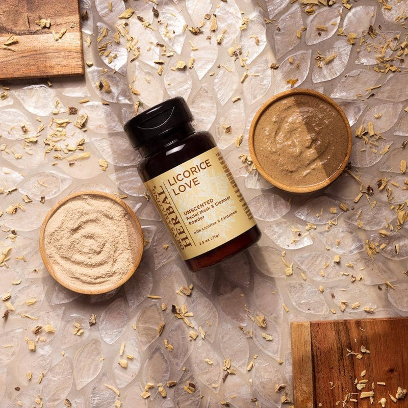 Ora's Amazing Herbal Licorice Love, Skin Soothing Facial Cleansing Powder Face Care Tan
