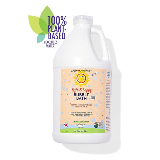 California Baby Light & Happy™ Bubble Bath Bubble Bath White Smoke 64oz/half gallon