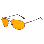 eyekeeper.com Lightweight Bifocal Blue Light Blocking Readers DSSG1803 Eyeglasses White Smoke Brown / +1.00,Brown / +1.50,Brown / +2.00,Brown / +2.50,Brown / +3.00