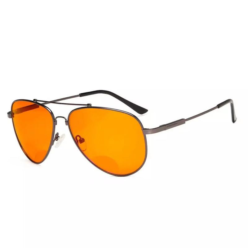 eyekeeper.com Lightweight Blue Light Blocking Bifocal Readers DSSG1804 Eyeglasses White Smoke Gunmetal / +1.00,Gunmetal / +1.50,Gunmetal / +2.00,Gunmetal / +2.50,Gunmetal / +3.00