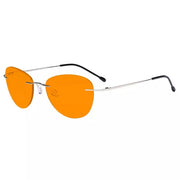eyekeeper.com Lightweight Blue Light Blocking Reading Glasses DSWK9901B Eyeglasses White Smoke Silver / without magnification,Silver / +0.50,Silver / +0.75,Silver / +1.00,Silver / +1.25,Silver / +1.50,Silver / +1.75,Silver / +2.00