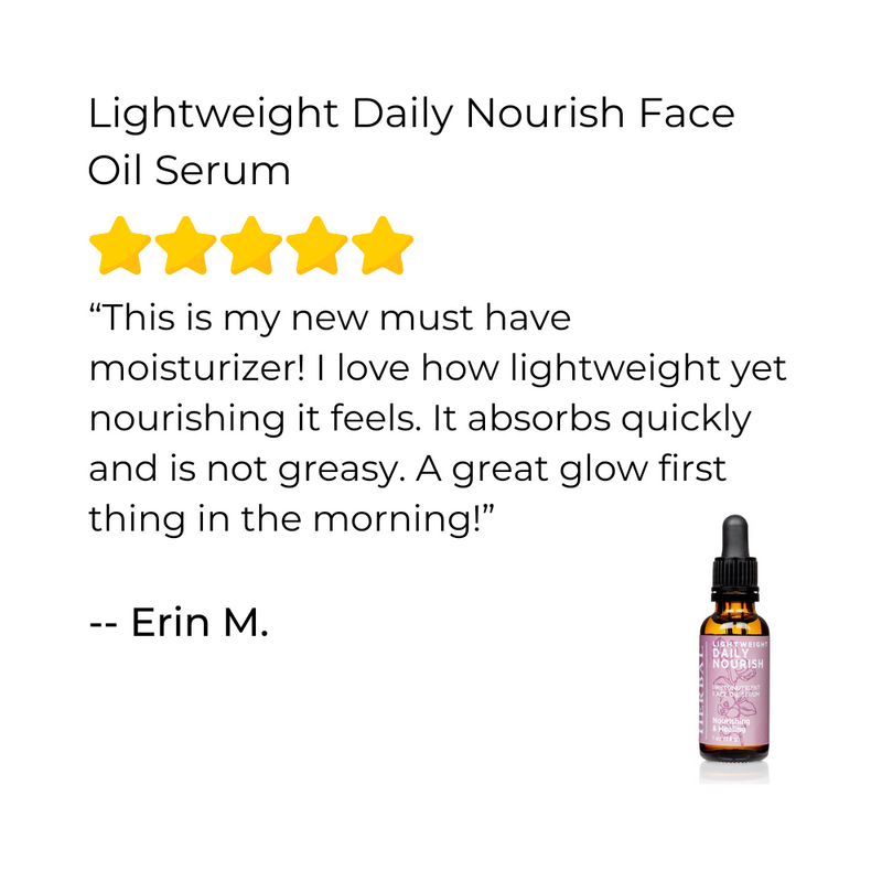 Ora's Amazing Herbal Lightweight Daily Nourish Face Oil Serum Skin Care White Smoke