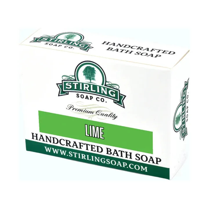 Stirling Soap Co Stirling Soap Co. Lime Bath Soap 5.5 Oz Bath Soap White Smoke