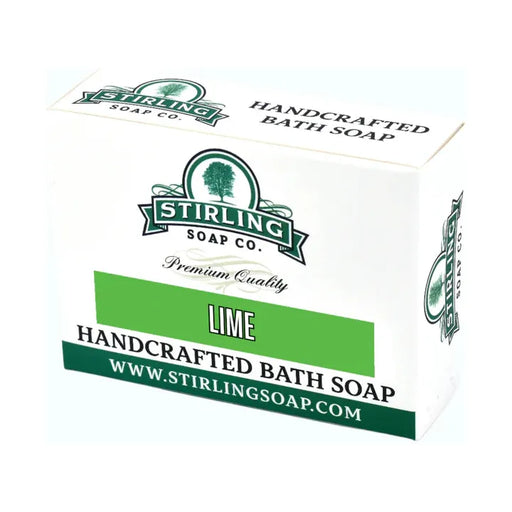 Stirling Soap Co Stirling Soap Co. Lime Bath Soap 5.5 Oz Bath Soap White Smoke