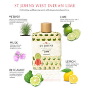 St Johns Fragrance Co LLC™ West Indian Lime Cologne Cologne Beige 4 oz - Spray - $65,2 oz - Spray - $45