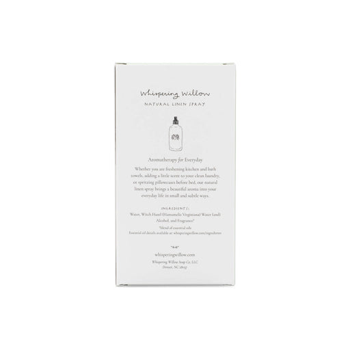 Whispering Willow Lemongrass Natural Linen Spray Linen Spray Lavender