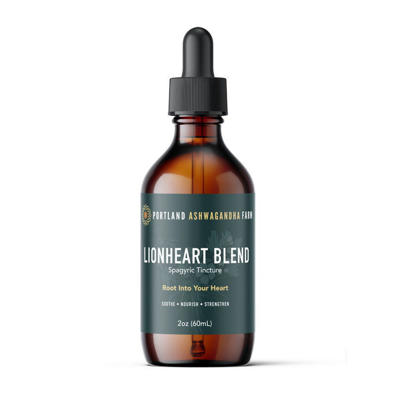 Portland Ashwagandha Farm Lionheart Blend - Fresh Spagyric Tincture Health Care Dark Slate Gray 2oz