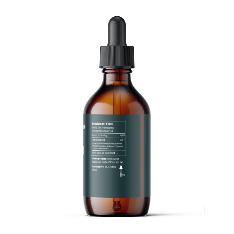 Portland Ashwagandha Farm Lionheart Blend - Fresh Spagyric Tincture Health Care Dark Slate Gray 2oz,4oz