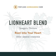 Portland Ashwagandha Farm Lionheart Blend - Fresh Spagyric Tincture Health Care White Smoke 2oz,4oz