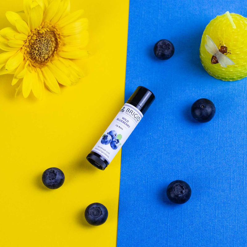 Brigid Trading Company Blueberry Natural Lip Balm Lip Balm Gold