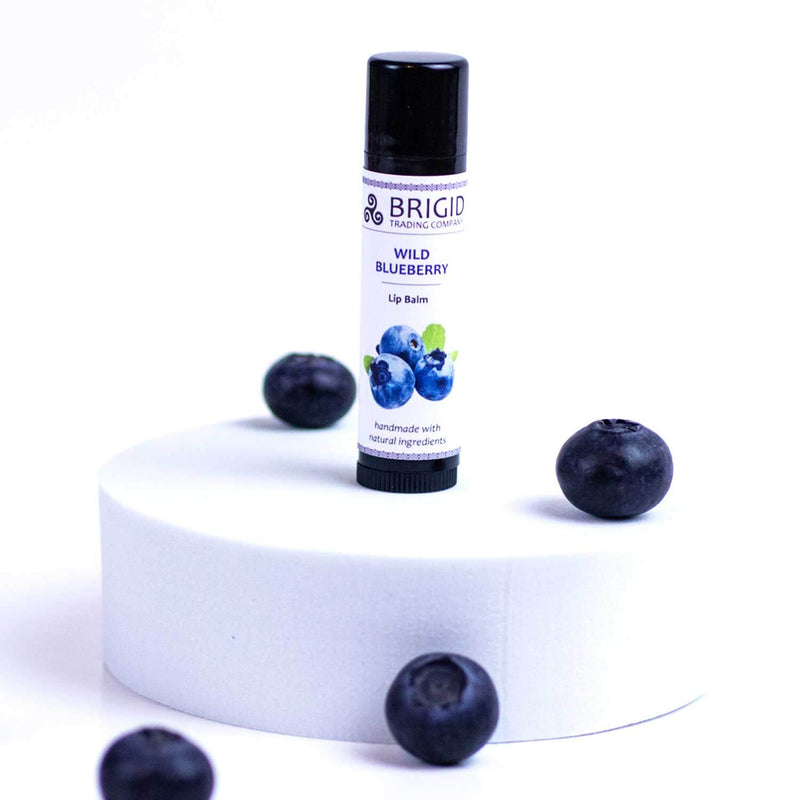Brigid Trading Company Blueberry Natural Lip Balm Lip Balm White Smoke
