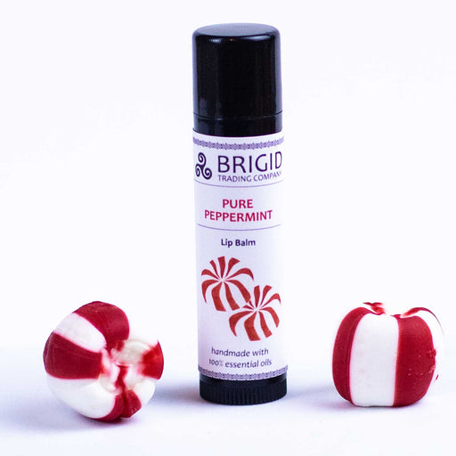 Brigid Trading Company Peppermint Lip Balm Lip Balm White Smoke