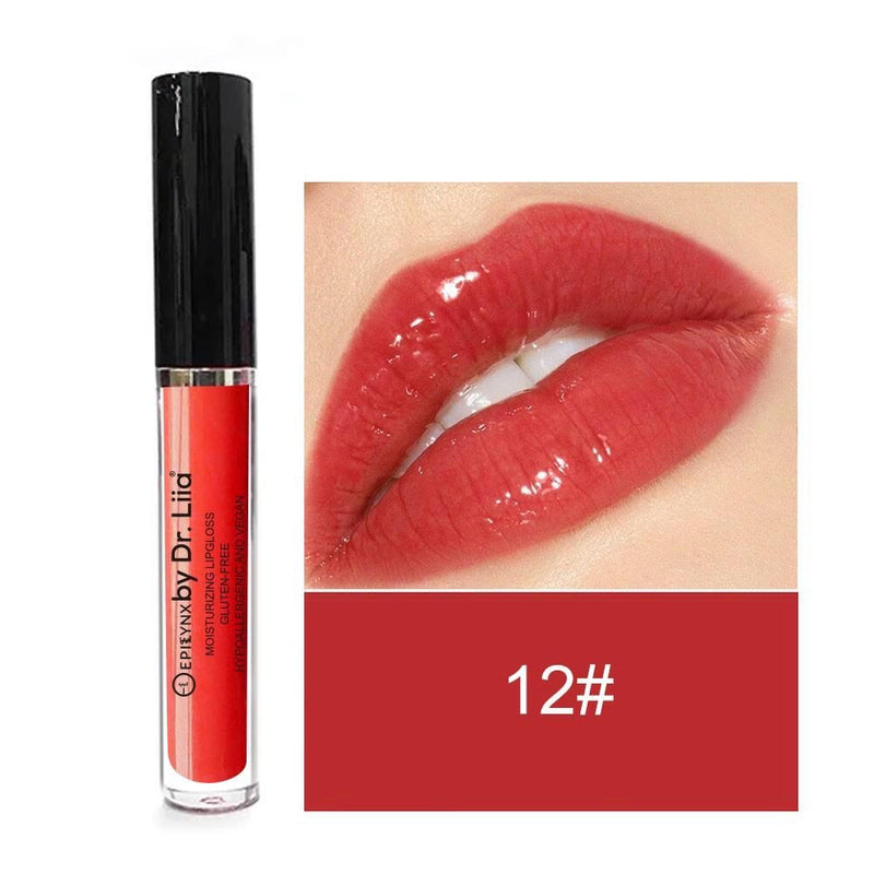 EpiLynx Hydrating Shine Lip Gloss – Vegan, Gluten-Free & Moisturizing White Smoke 12