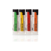 Heliotrope San Francisco Shea Butter & Almond Lip Balm Lip Balm Saddle Brown Citrus Vanilla,Vanilla Mint,Mango Ginger,Masala Chai,Set of 4 (1 of each)