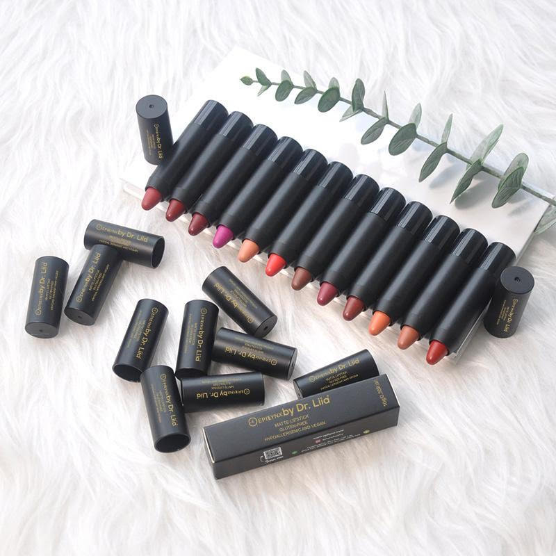 EpiLynx Perfect Lip Crayon – Hydrating, Buildable, Vegan & Gluten-Free Lipstick Balm Pencil Dark Slate Gray 4,5,6,7,8,9,10,12,15,16,17,22