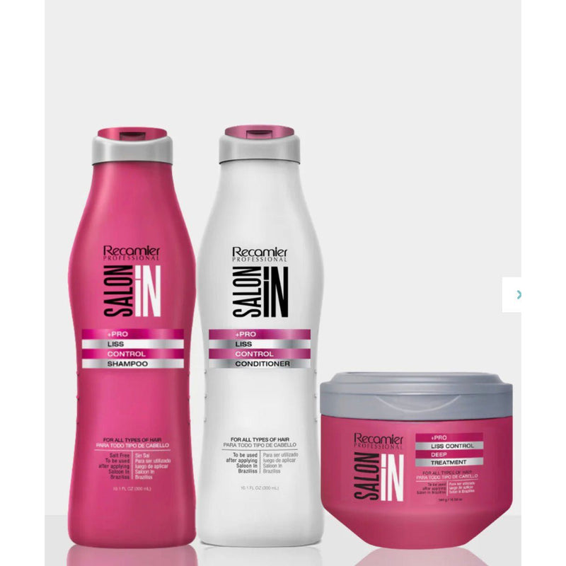 VIP Extensions VIP Extensions Liss Control Set - Shampoo, Conditioner & Deep Mask Hair Care Kit Lavender