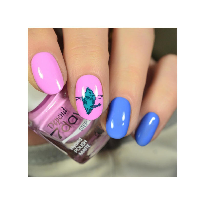 UberChic Beauty Little Landscapes Stamping Plate Rosy Brown