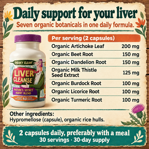 Hippie Farms Premium Liver Cleanse & Reset - Liver Detox, Bile Stimulation, Enzyme Support (AST/ALT) Vitamins & Supplements Bisque
