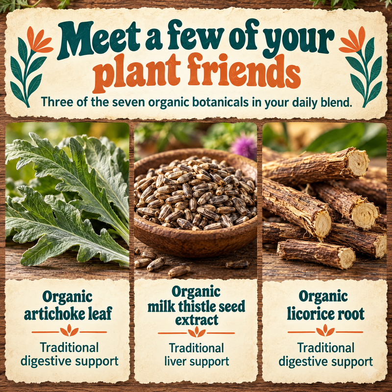 Hippie Farms Premium Liver Cleanse & Reset - Liver Detox, Bile Stimulation, Enzyme Support (AST/ALT) Vitamins & Supplements Bisque