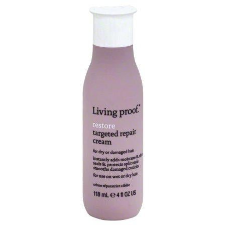 VIP Extensions Living Proof Restore Targeted Repair Cream  4 Oz Hair Care Dark Gray
