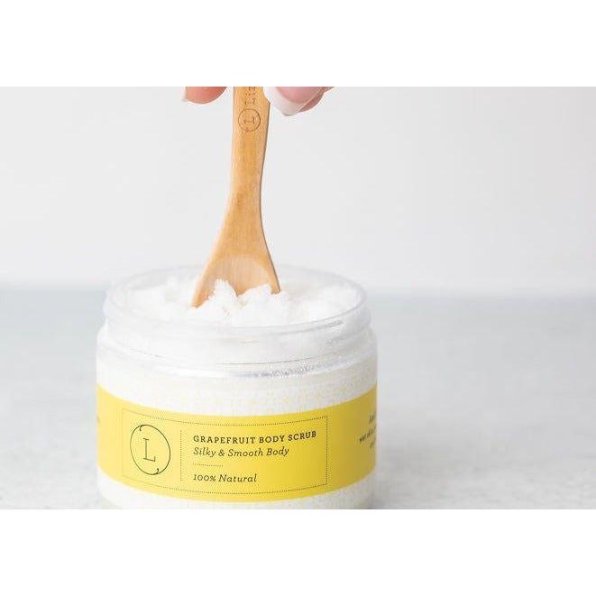 Lizush Moisturizing set with Grapefruit body oil and Body scrub CREAMS & OILS Light Gray