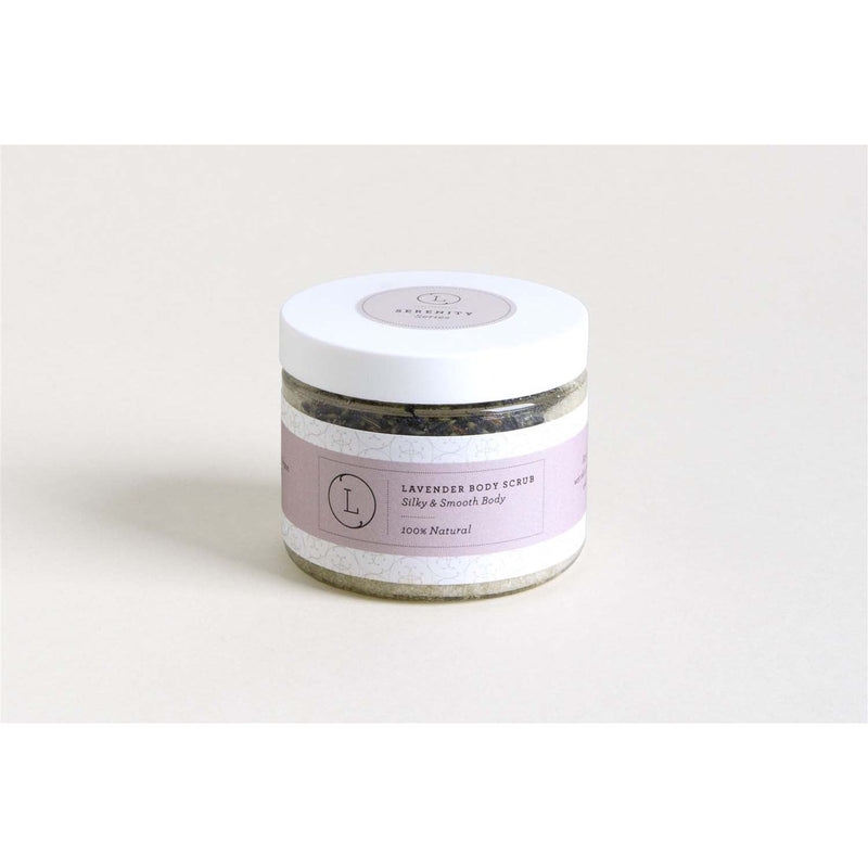 Lizush Natural Body Scrub, Lavender Body Salt Scrub BODY SCRUBS Lavender