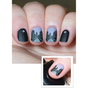 UberChic Beauty Little Landscapes Stamping Plate Gray