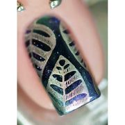 UberChic Beauty Lovely Leaves-04 Stamping Plate Rosy Brown
