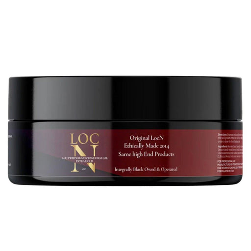VIP Extensions Loc'N Braiding Gel, 4 oz Hair Gel Black