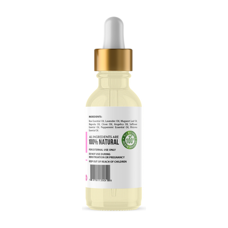 Belle's Secrets Natural Yoni Oil Light Gray