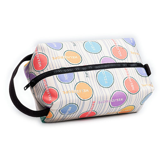 Heliotrope San Francisco Heliotrope Logo Pattern Dopp Kit - NOW 50% OFF Accessories White Smoke