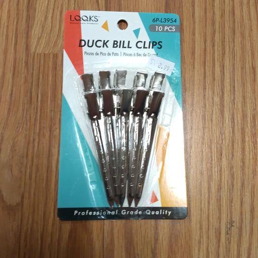 VIP Extensions Looks Duck Bill Clips, 10 Pcs Hair Accessories Dim Gray